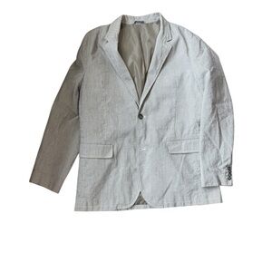 GAP Striped Blazer with Button Detail